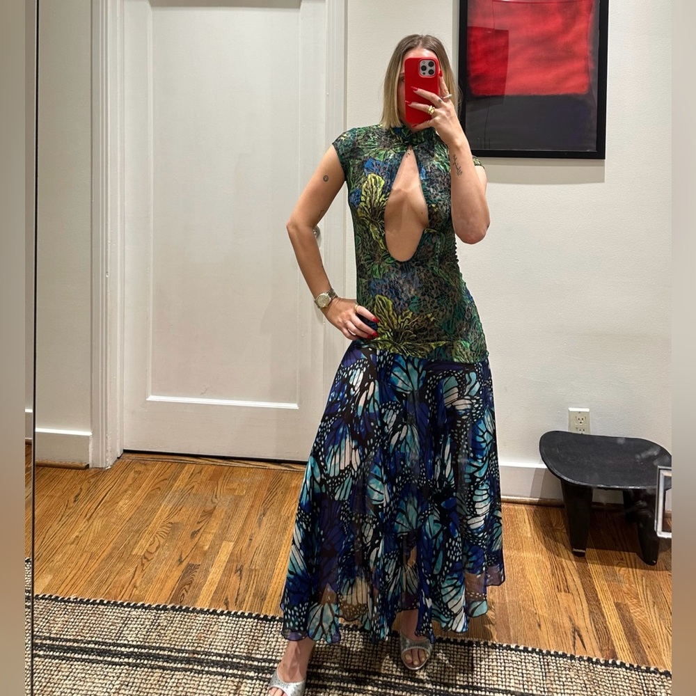 KIM SHUI BUTTERFLY DRESS- worn once XS